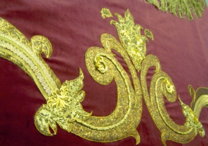 Detail of 'Casanova' banner.