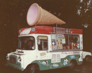 Prop cone for ice cream van.