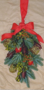 Wreath for the cottage door for 'The Holiday'.